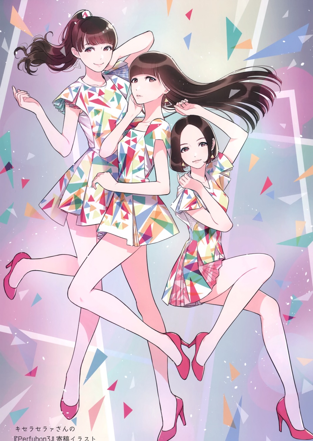 a~chan canvas dress heels kashiyuka morikura_en nocchi perfume