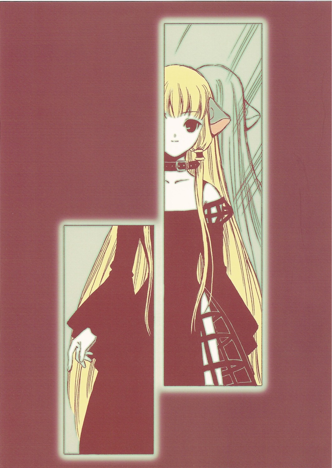 chii chobits clamp paper_texture