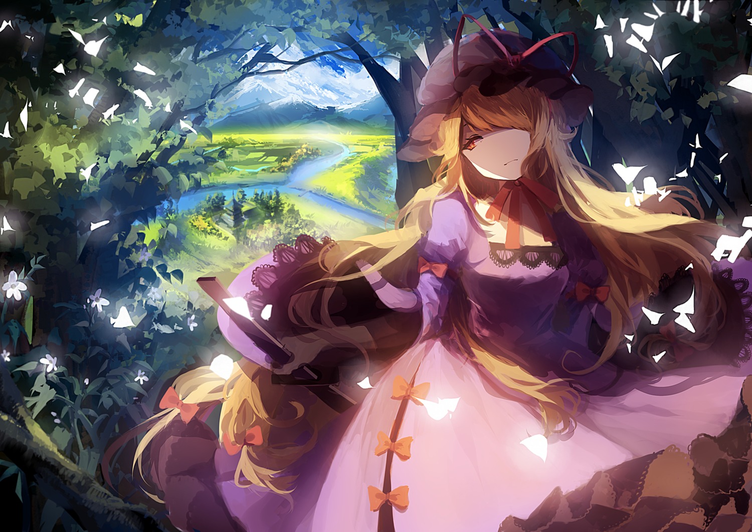 dress prophet_heart touhou yakumo_yukari