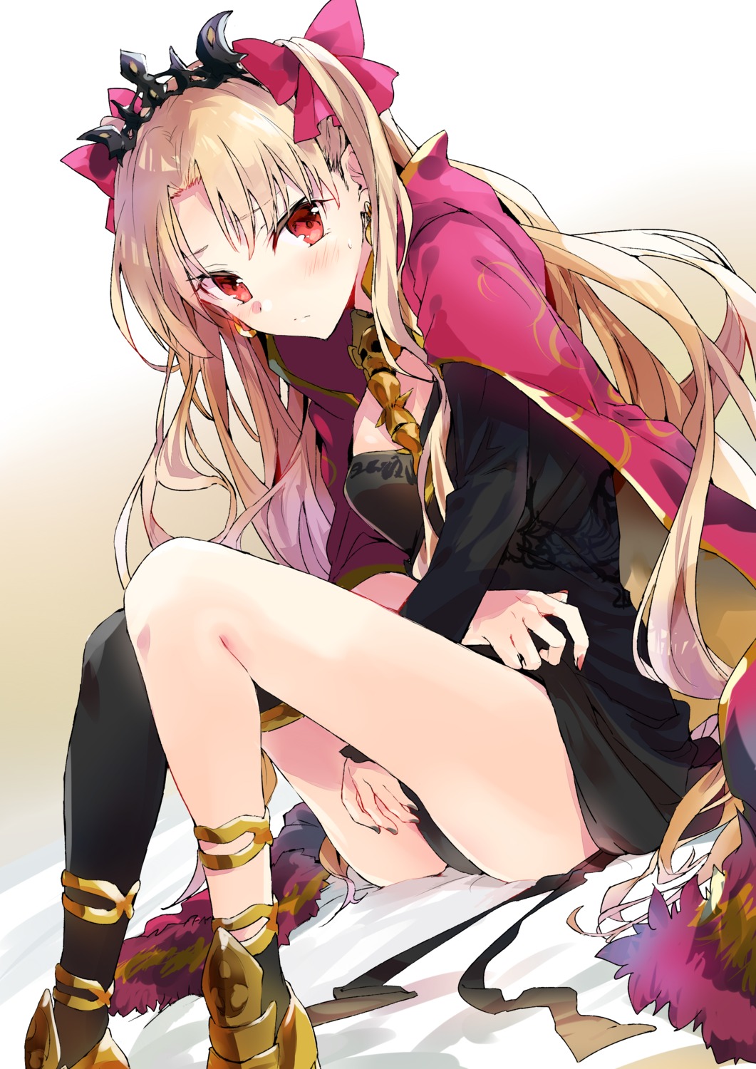 ereshkigal_(fate/grand_order) fate/grand_order pantsu thighhighs tomozero