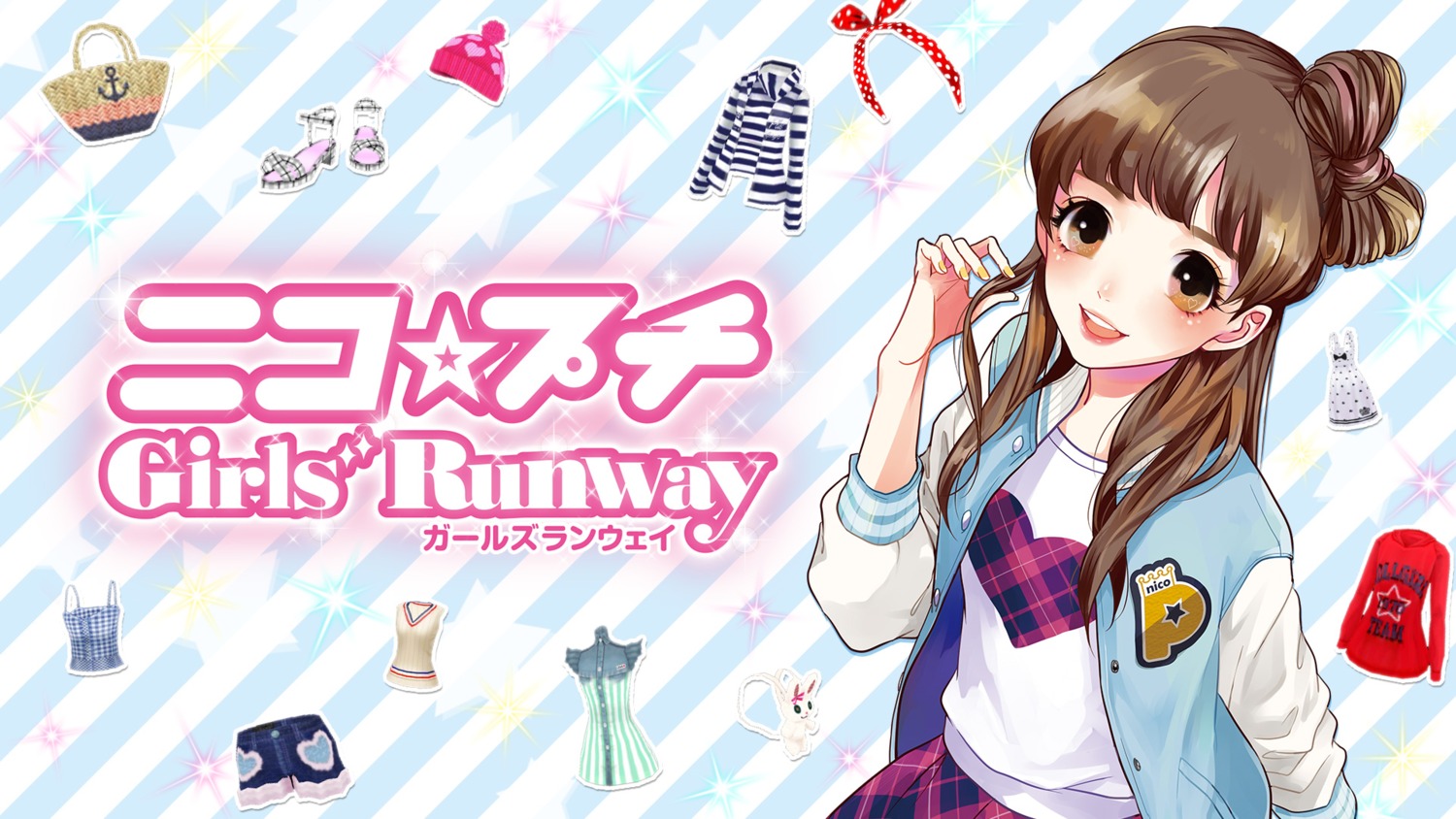 girl's_runway happinet open_shirt shinchos wallpaper