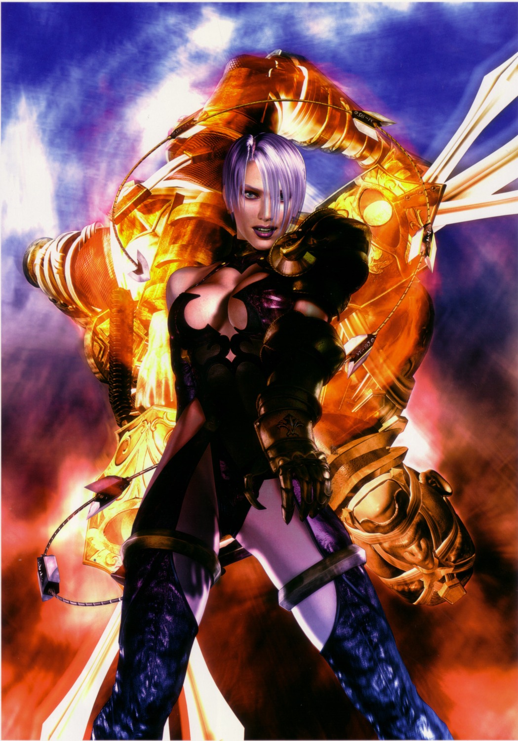 cg cleavage ivy_valentine soul_calibur