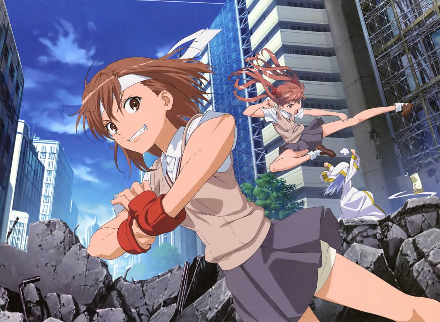 chiba_takahiro cosplay index misaka_mikoto seifuku shirai_kuroko to_aru_kagaku_no_railgun to_aru_majutsu_no_index