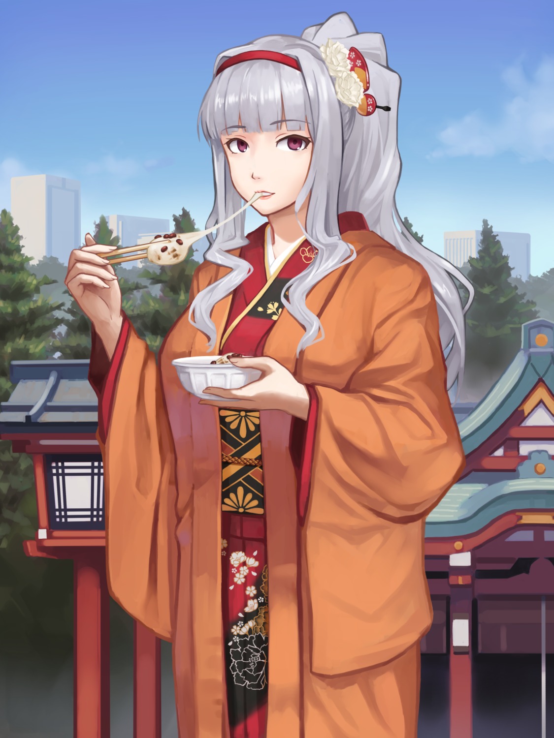 kimono mikado_(winters) shijou_takane the_idolm@ster