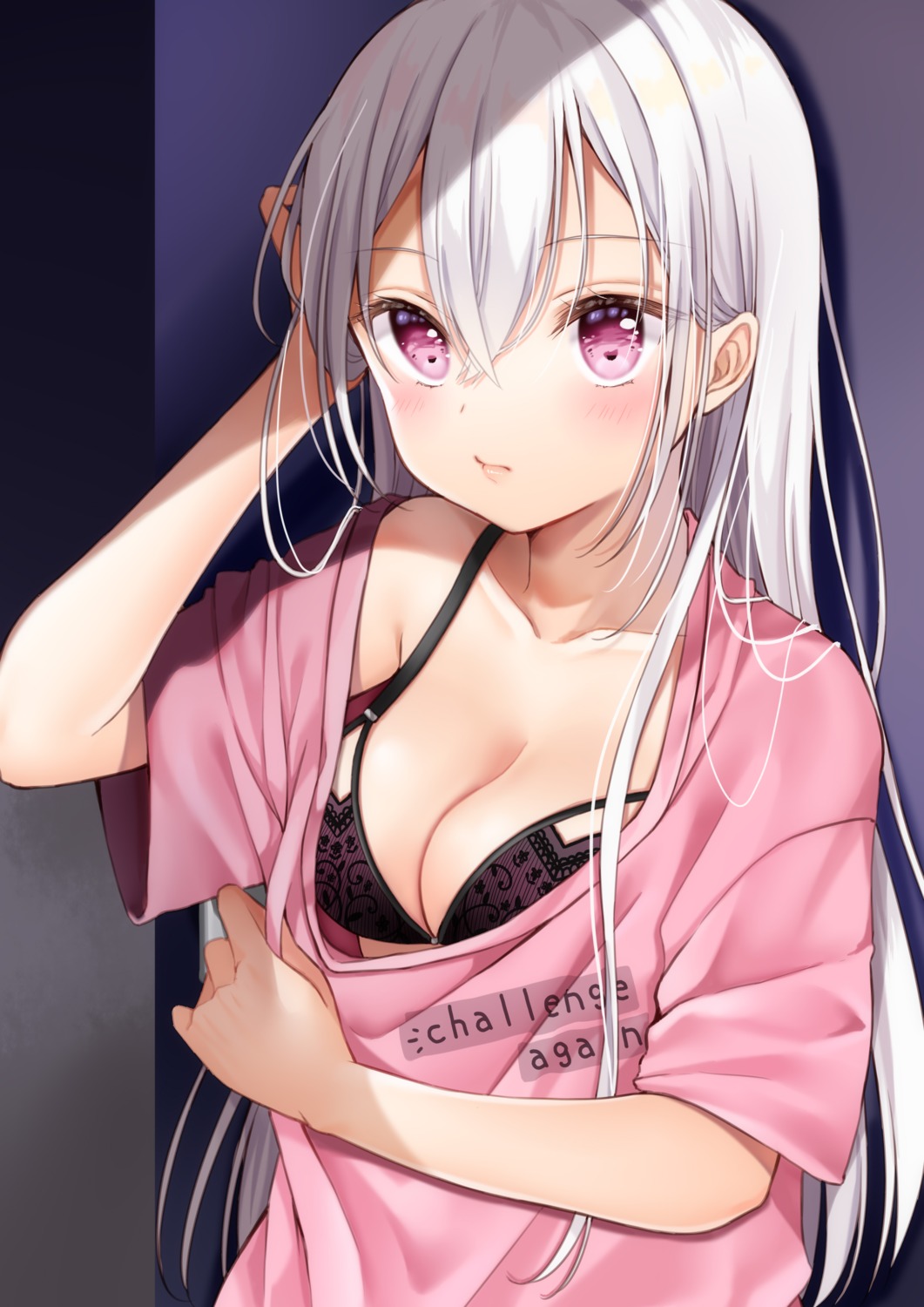 bra open_shirt yoshida_iyo