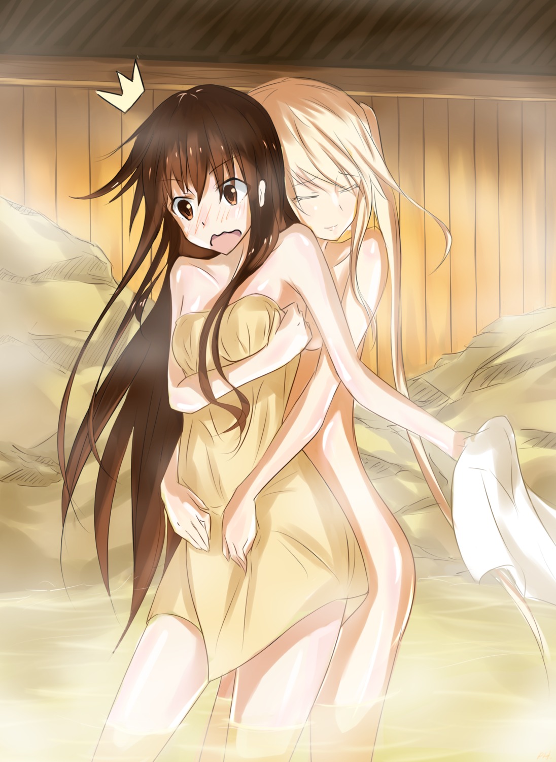 Anime yuri naked