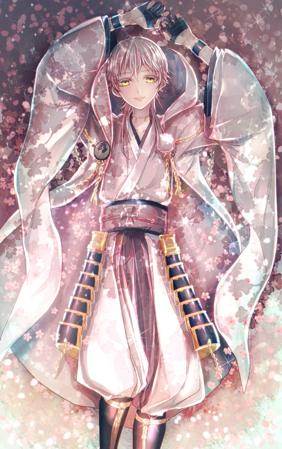 abandon_ranka armor japanese_clothes male touken_ranbu tsurumaru_kuninaga