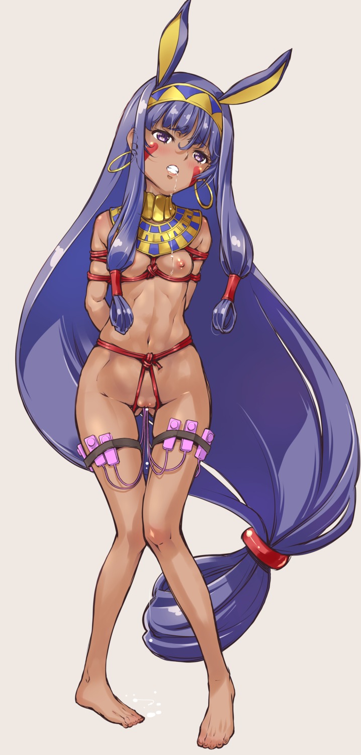 animal_ears bondage bunny_ears fate/grand_order naked nipples nitocris_(fate/grand_order) pussy suzuki24 uncensored vibrator