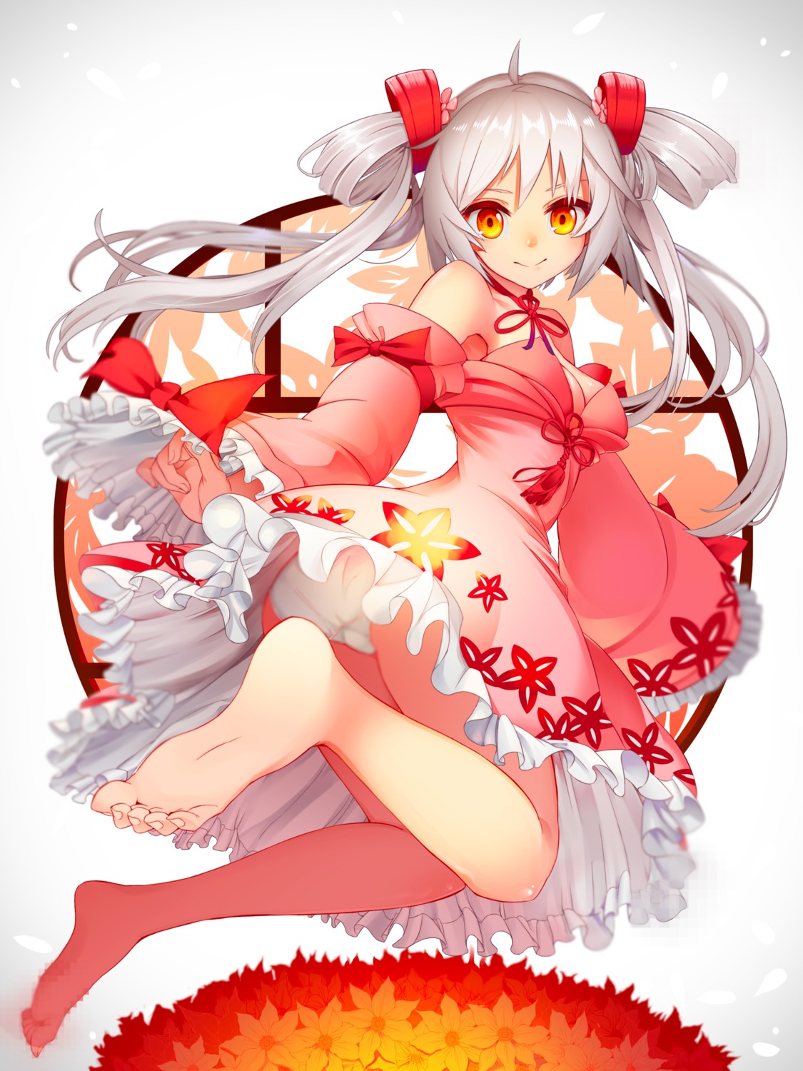 dress feet pantsu shiro_ami