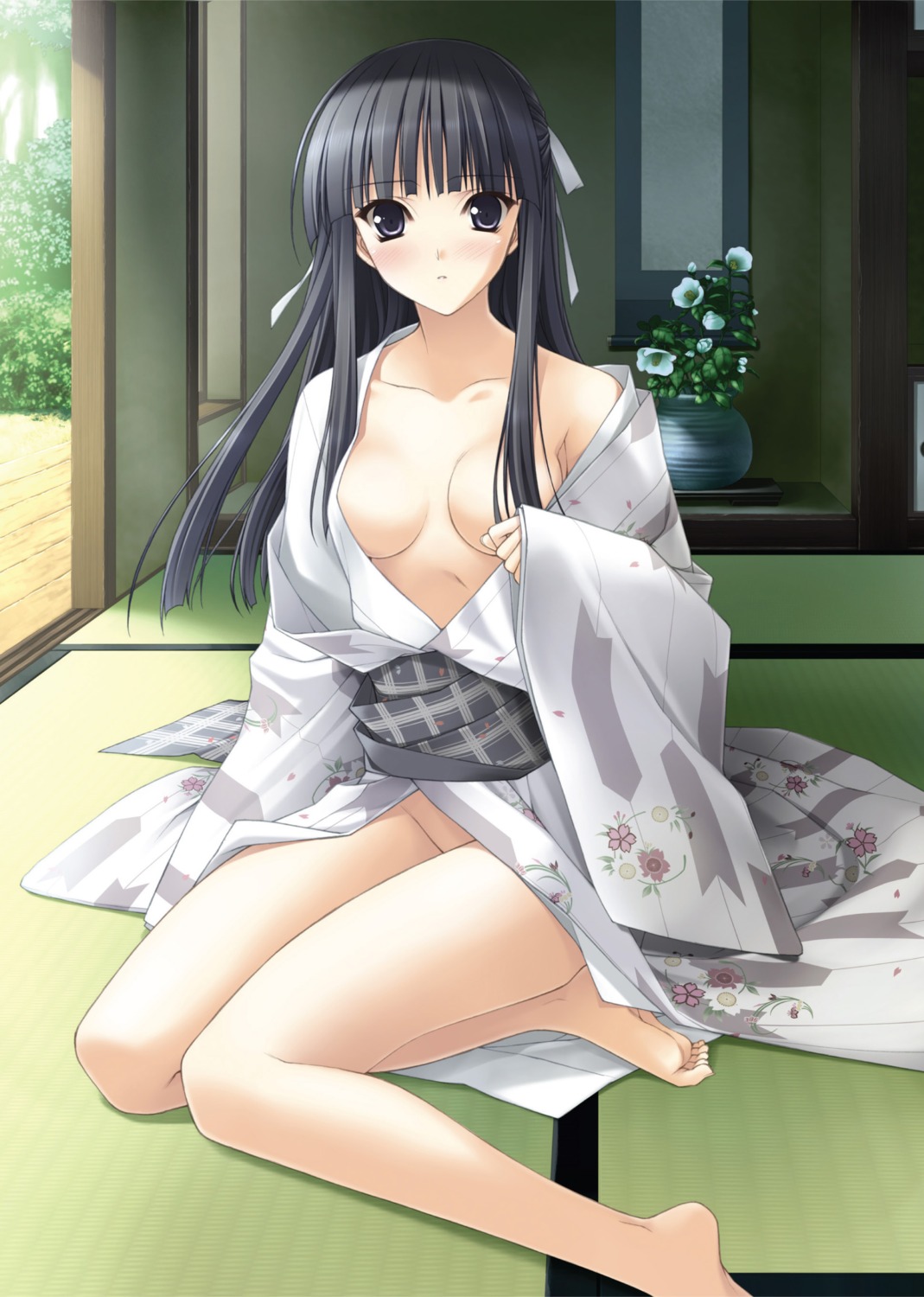 kimono migiwa_kazuha no_bra nopan possible_duplicate sphere suzuhira_hiro yosuga_no_sora