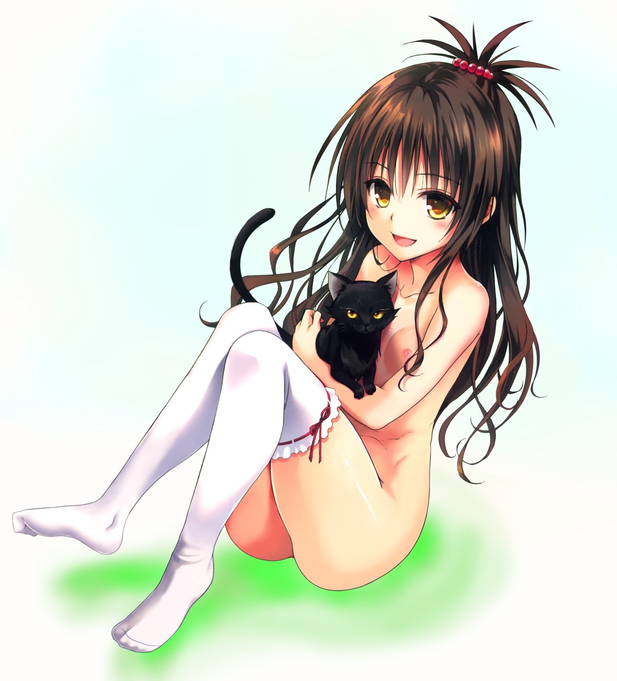 feet loli naked neko nipples photoshop thighhighs to_love_ru yabuki_kentarou yuuki_mikan