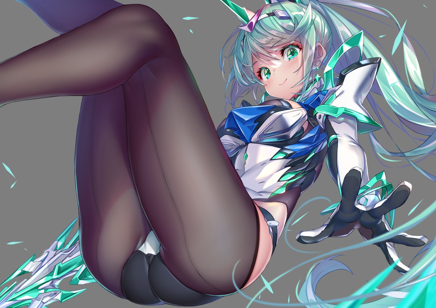 ass hong_(white_spider) leotard pantyhose pneuma_(xenoblade_2) see_through transparent_png weapon xenoblade xenoblade_chronicles_2