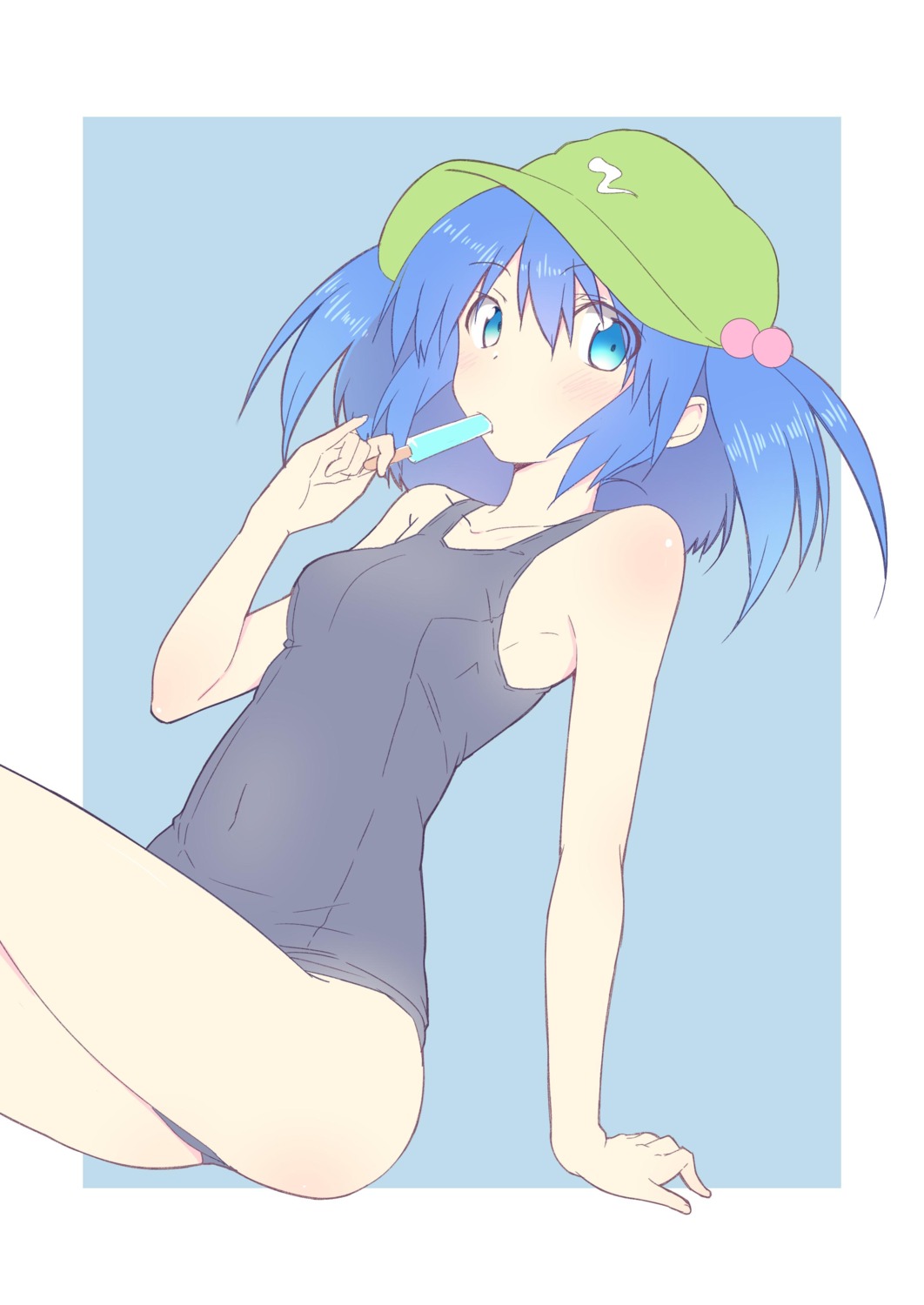 kawashiro_nitori nirap school_swimsuit swimsuits touhou