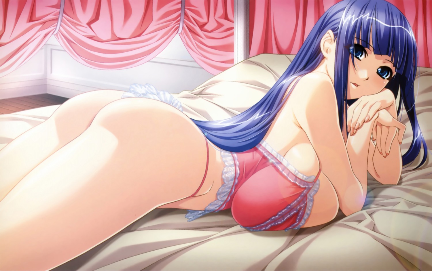 ass bra fuutou_shizune hadashi_shoujo ino lingerie oshioki_sweetie pantsu thong upscaled