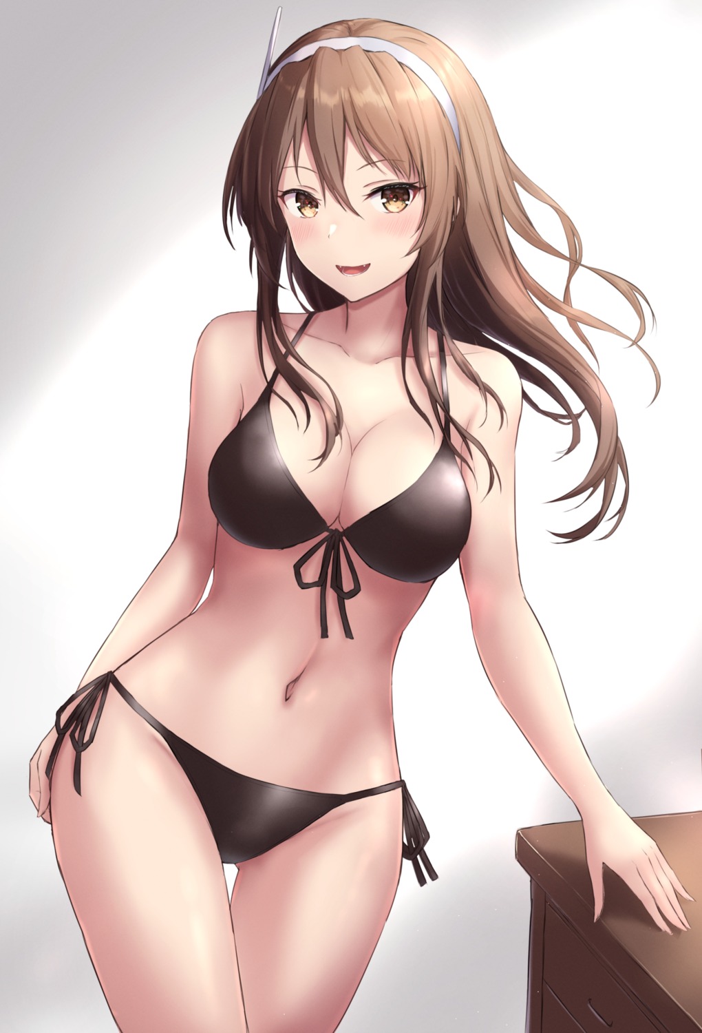 ashigara_(kancolle) bikini kantai_collection monoku swimsuits