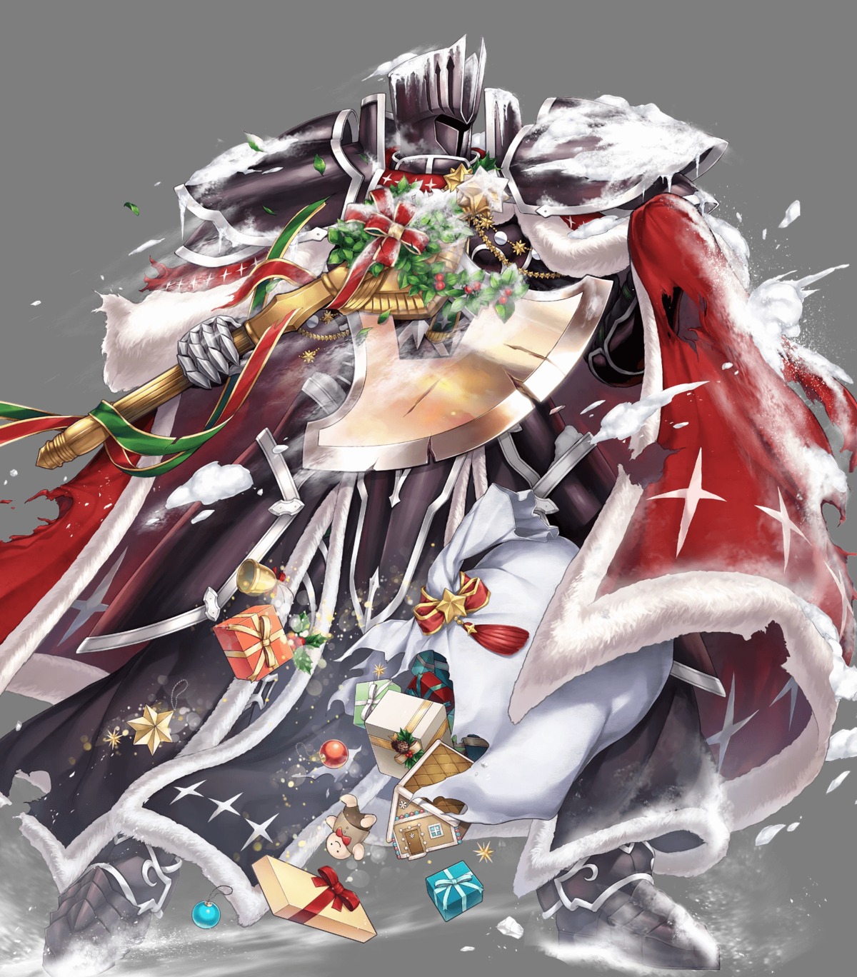 armor christmas fire_emblem fire_emblem:_souen_no_kiseki nintendo shikkoku_no_kishi torn_clothes weapon yamada_koutarou zelgius