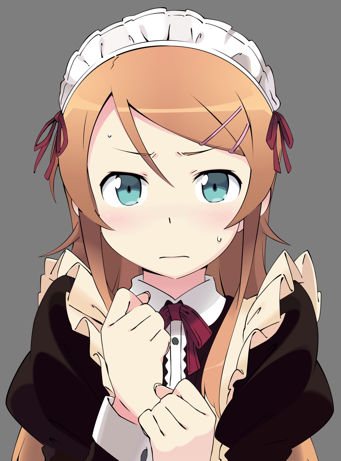 kanzaki hiro ore no imouto ga konnani kawaii wake ga nai kousaka kirino  maid transparent png vector trace | #146145 | yande.re