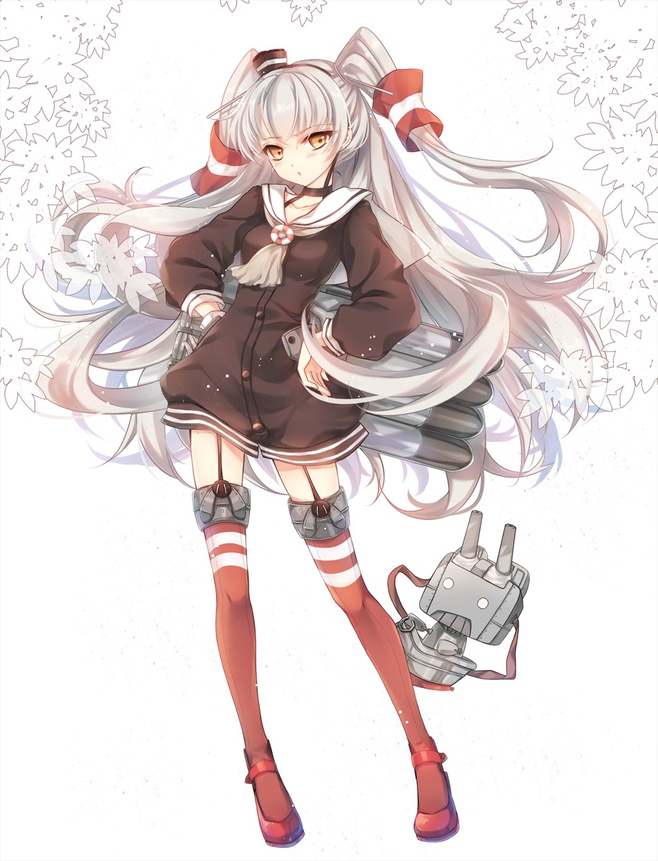 akara amatsukaze_(kancolle) kantai_collection thighhighs