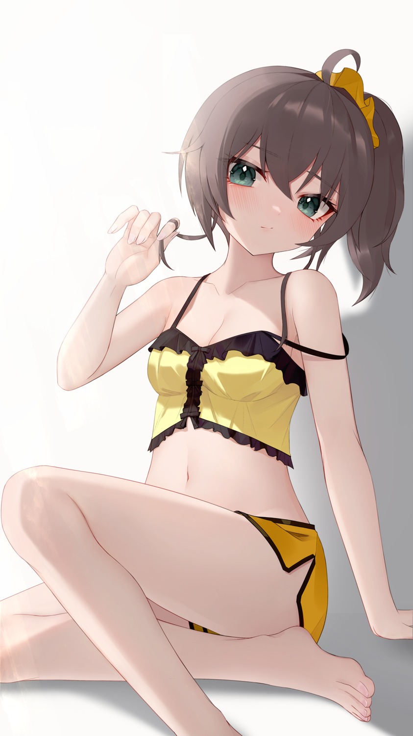 cleavage hololive lingerie natsuiro_matsuri thomas_8000