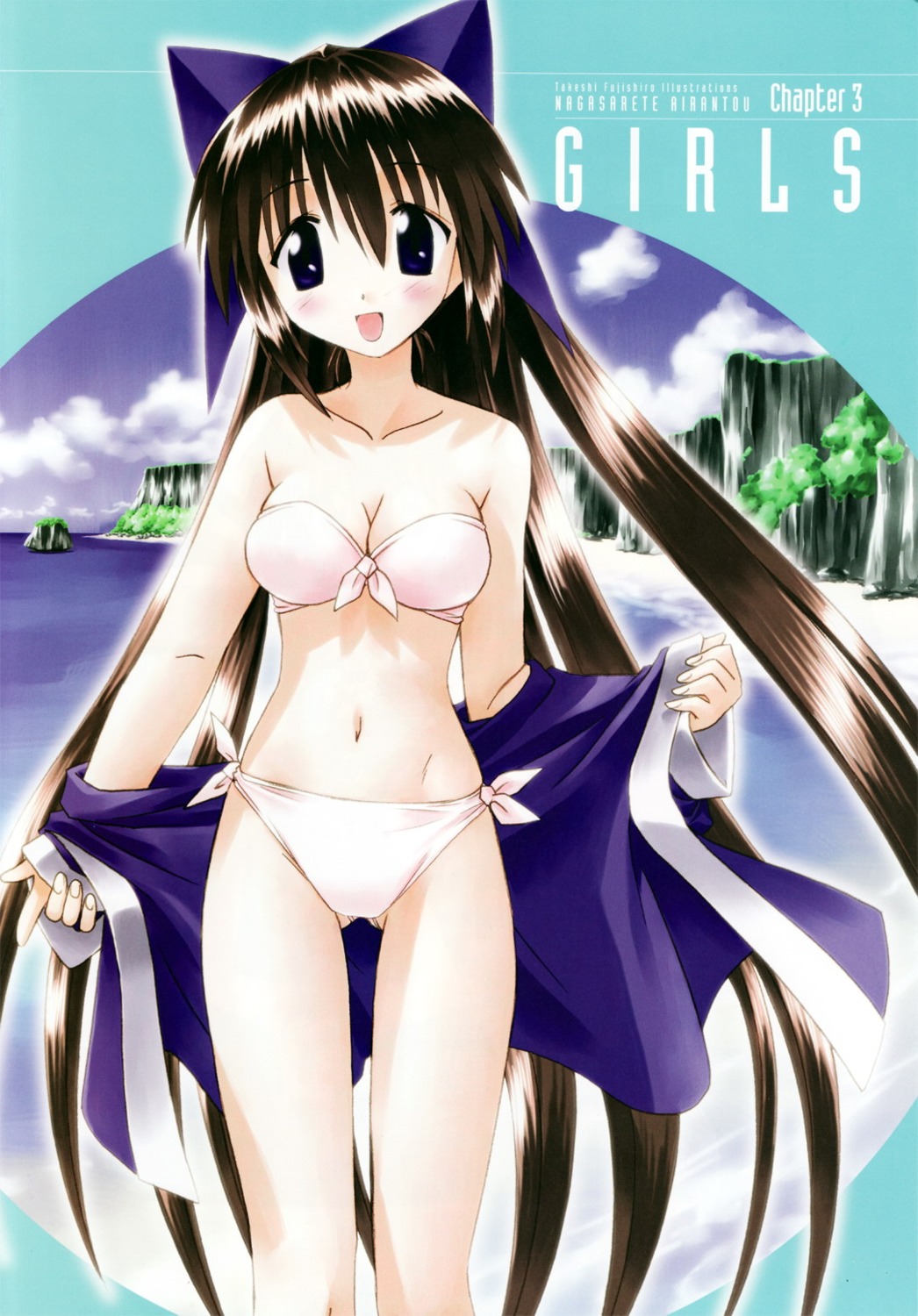 bikini fujishiro_takeshi nagasarete_airantou suzu swimsuits