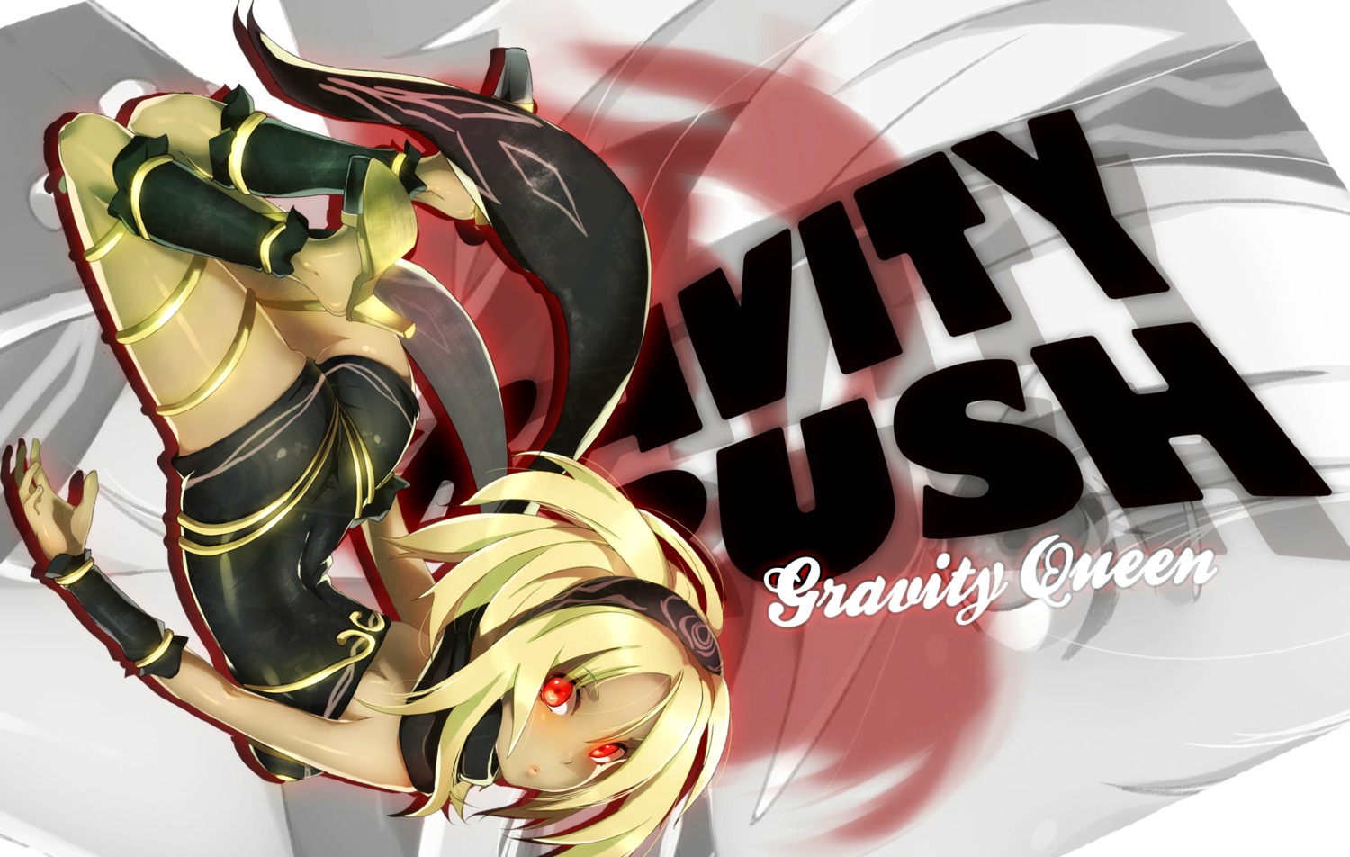 ass gravity_daze heels kat_(gravity_daze) rakkou