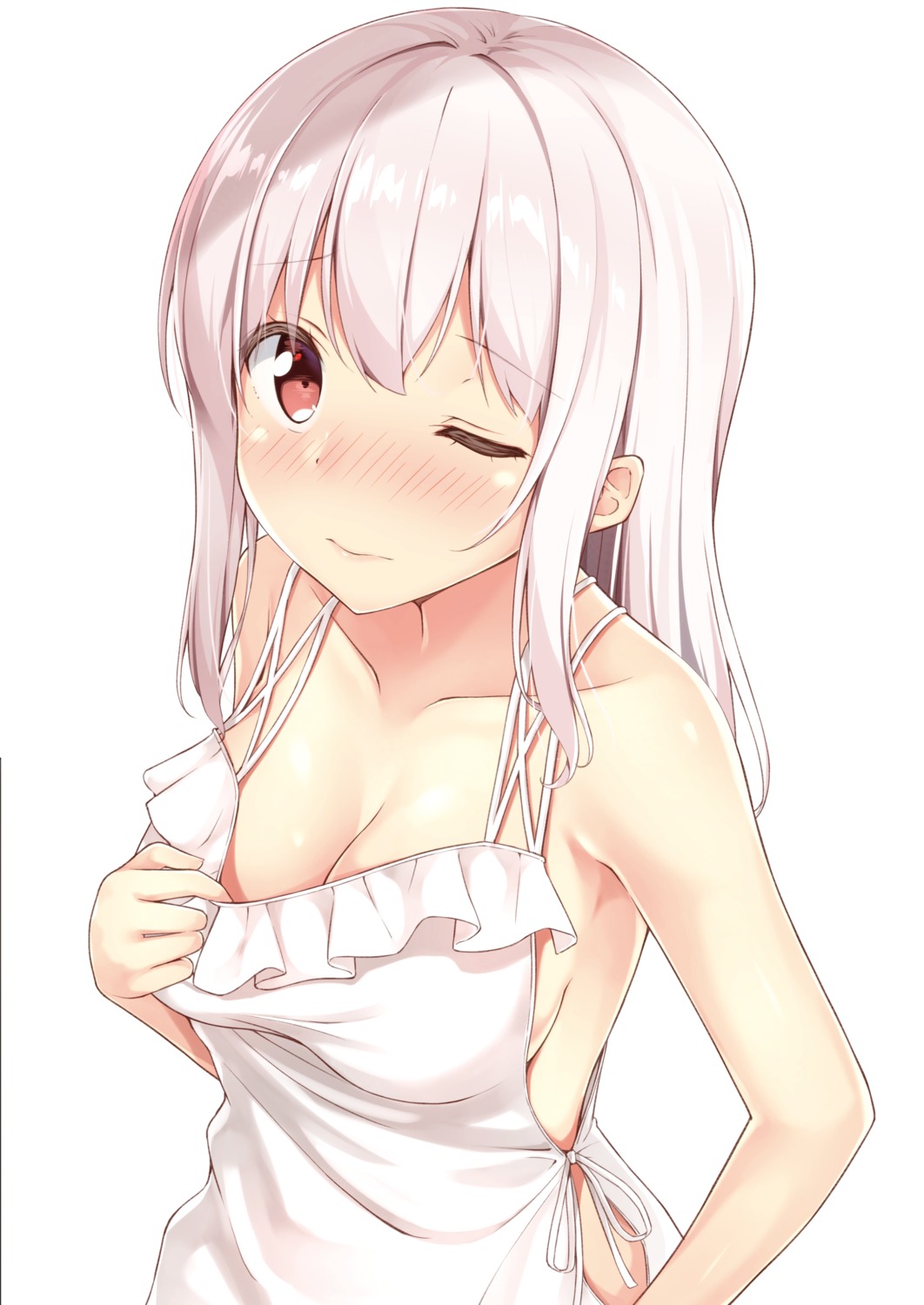 karutamo naked_apron tissue-chan