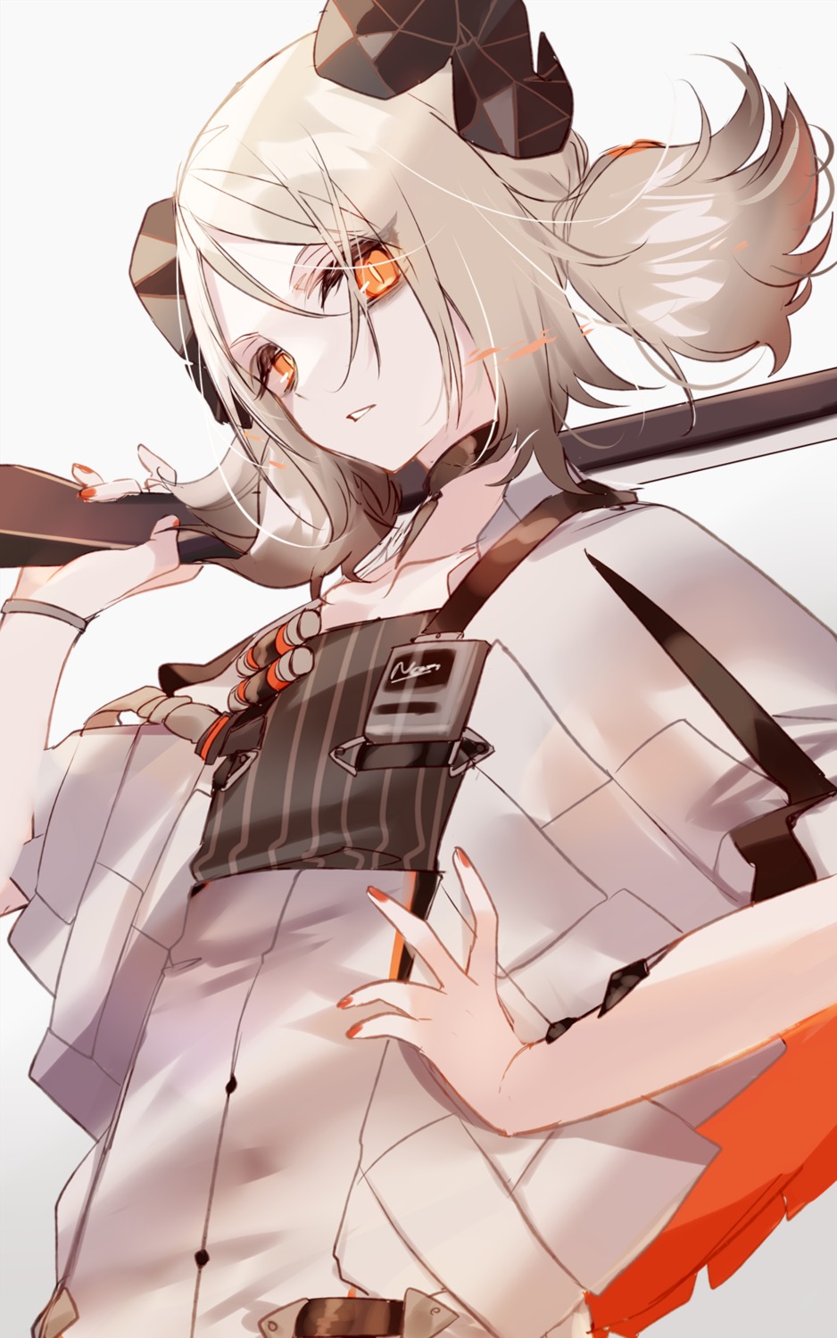 arknights gun horns ifrit_(arknights) misumi