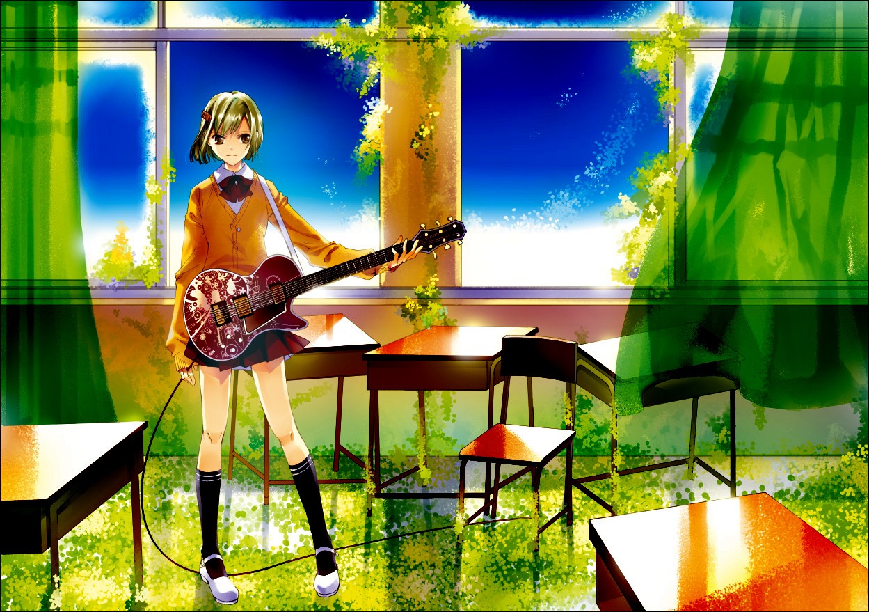 chry guitar landscape seifuku