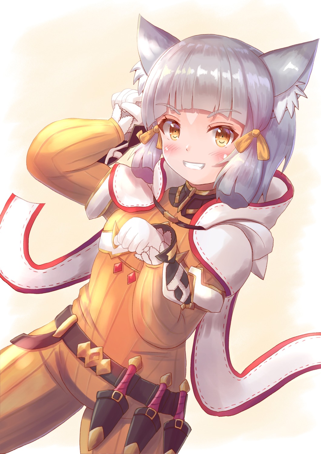 animal_ears bodysuit cocoasabure niyah weapon xenoblade xenoblade_chronicles_2