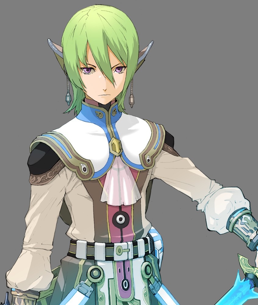 enami_katsumi faize_sheifa_beleth male pointy_ears star_ocean_4 sword transparent_png