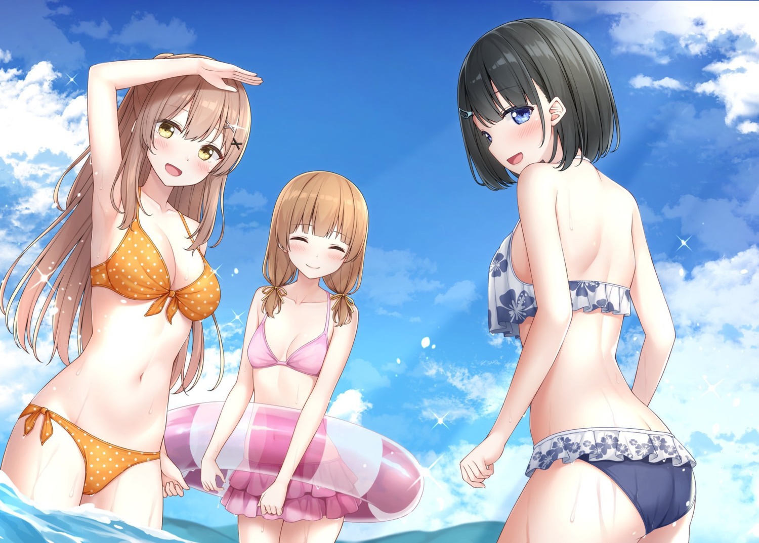 anata_wo_akiramekirenai_moto_iinazuke_ja_dame_desuka? ass bikini karutamo swimsuits wet