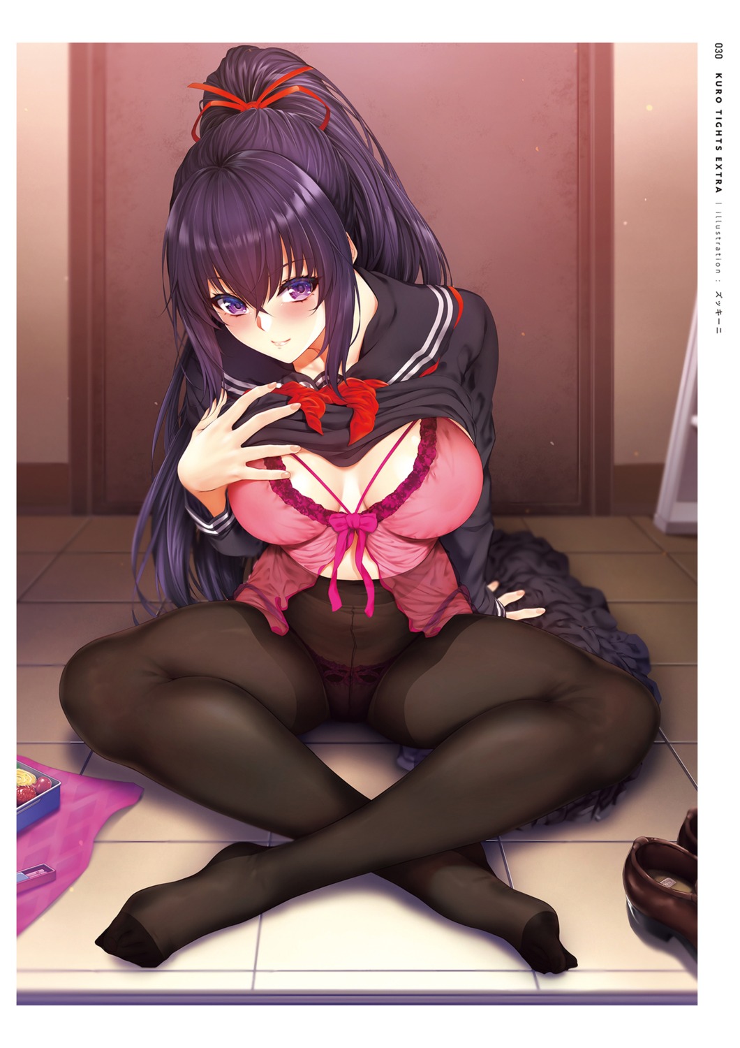 lingerie pantsu pantyhose see_through seifuku zucchini