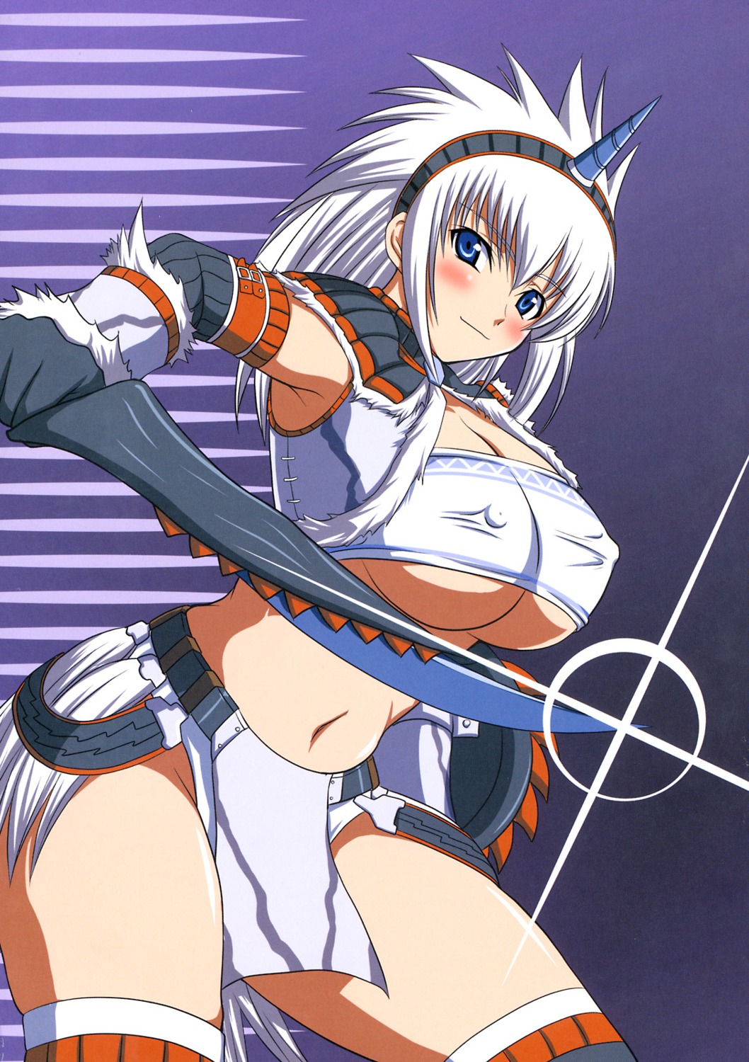 an-arc erect_nipples hamo kirin monster_hunter pantsu screening underboob