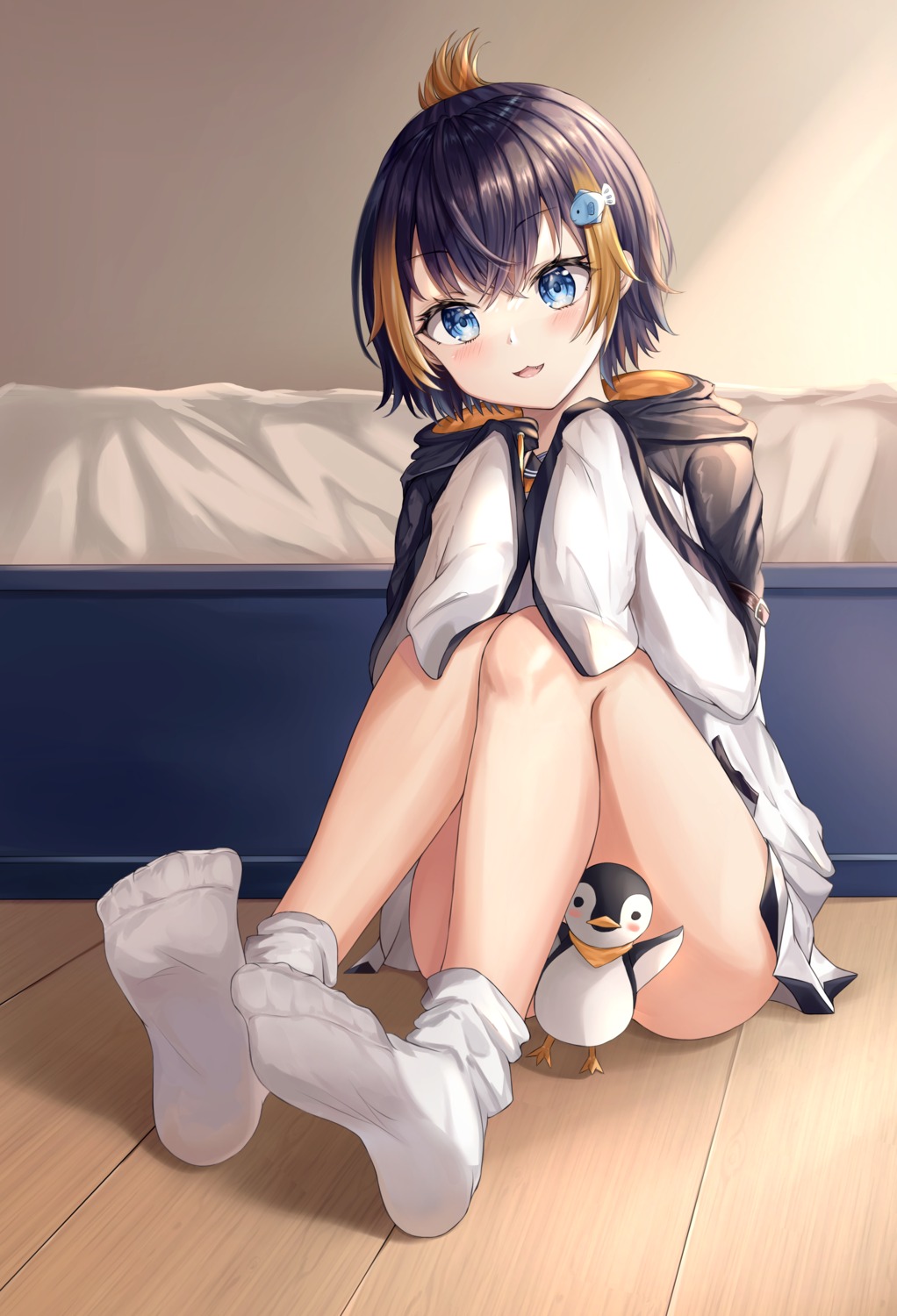 feet nijisanji nijisanji_en penguin petra_gurin zeroillya