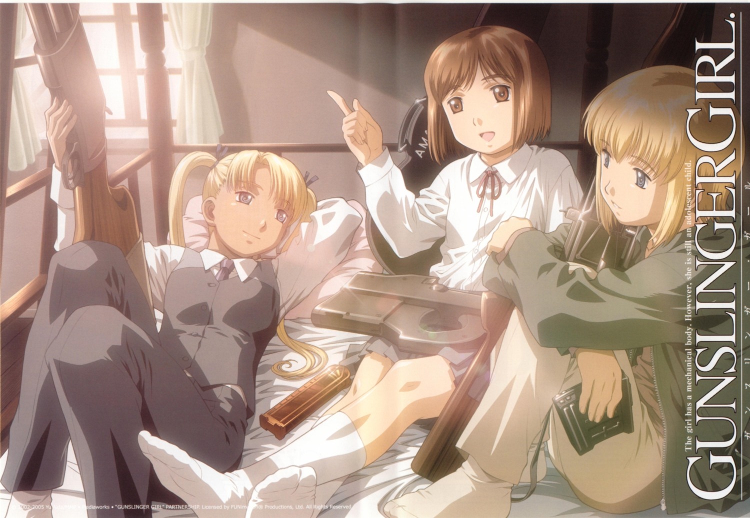 gunslinger_girl henrietta_(gunslinger_girl) rico_(gunslinger_girl) triela