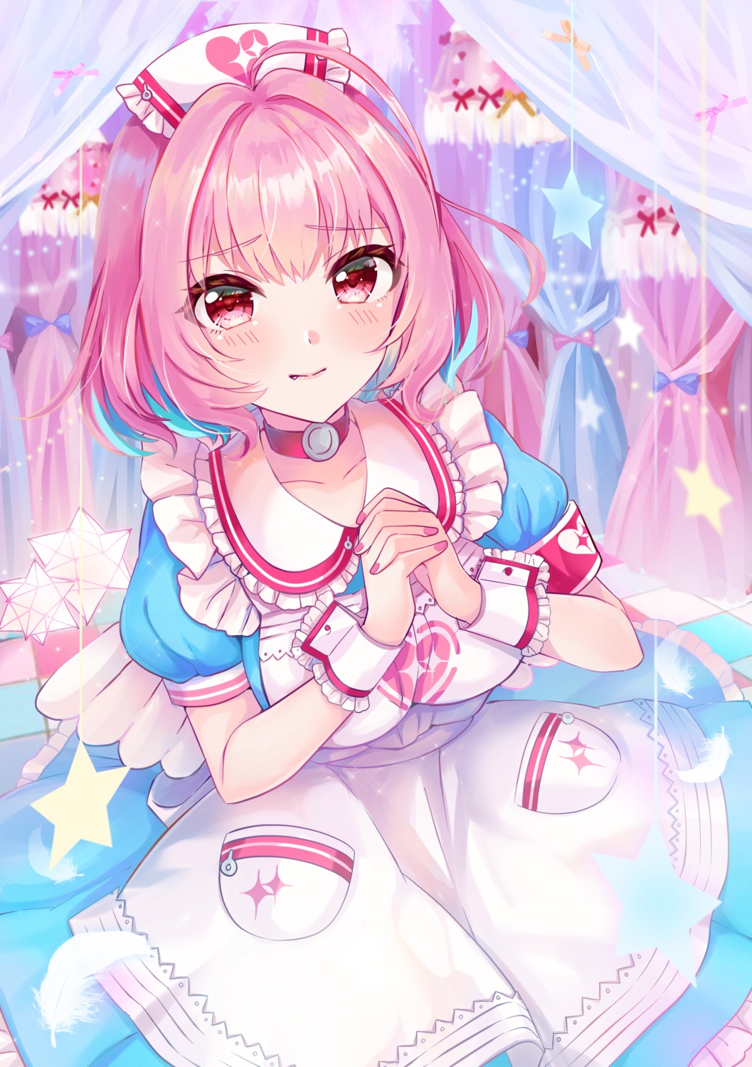 nurse sakura_ran the_idolm@ster the_idolm@ster_cinderella_girls yumemi_riamu