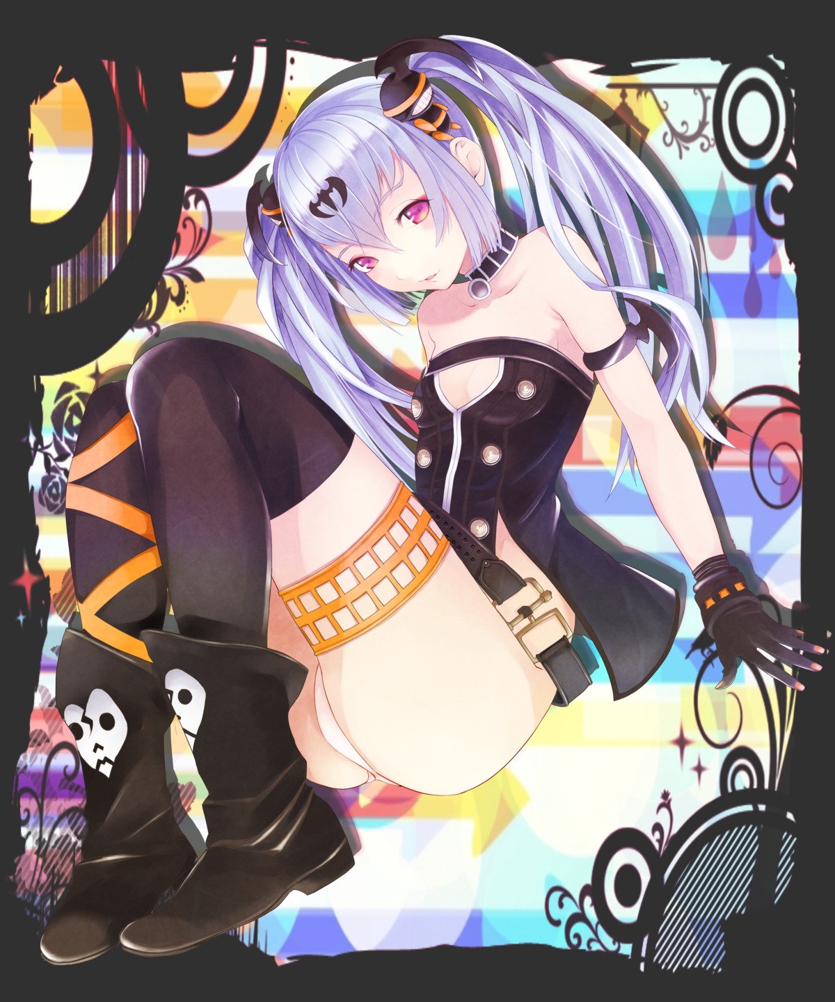 aliasing alice_(queen's_gate) loli pantsu queen's_gate settyaro thighhighs