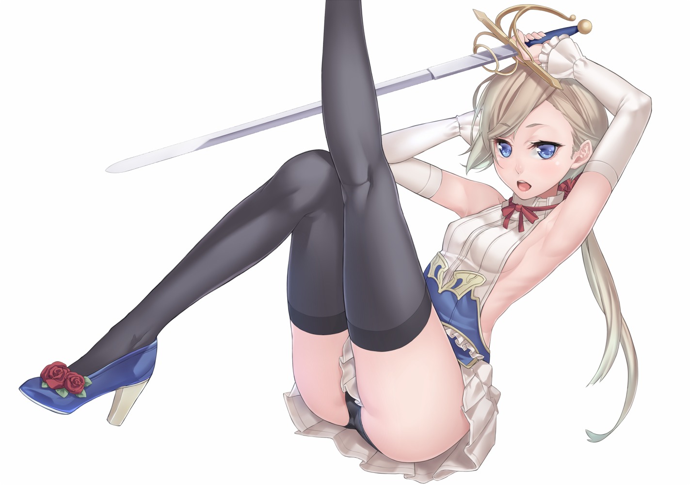 pantsu ray_akila sword thighhighs