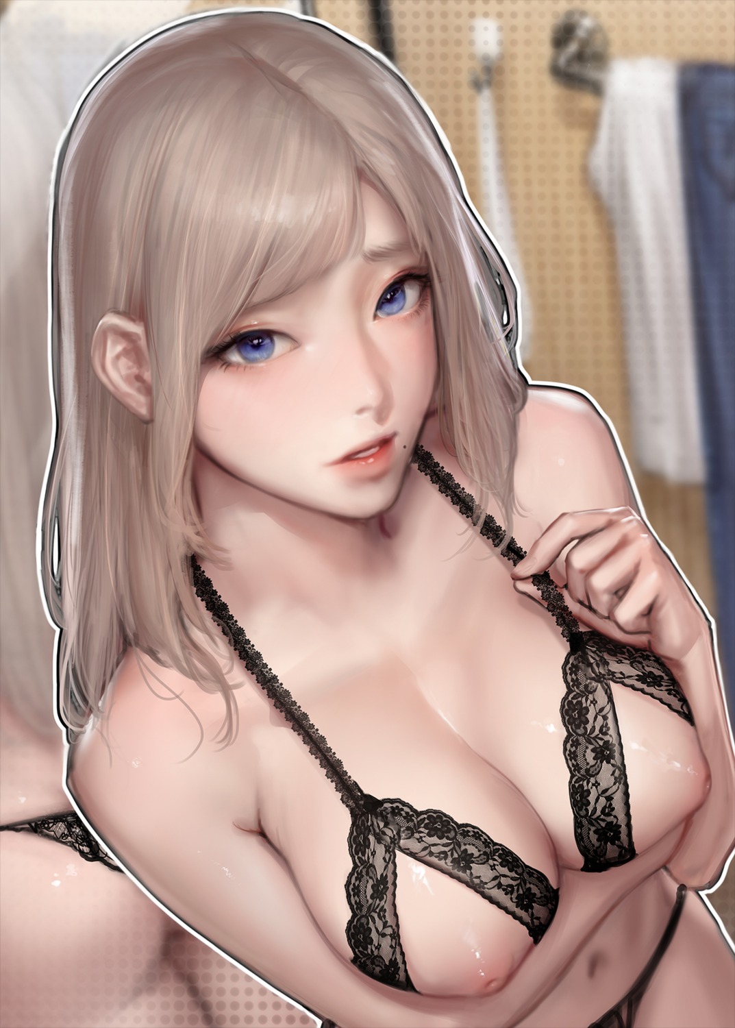 areola bra breast_hold kidmo lingerie pantsu