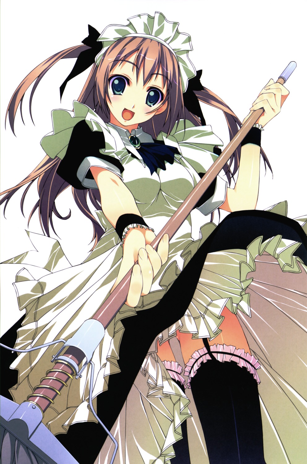 maid murakami_suigun stockings thighhighs