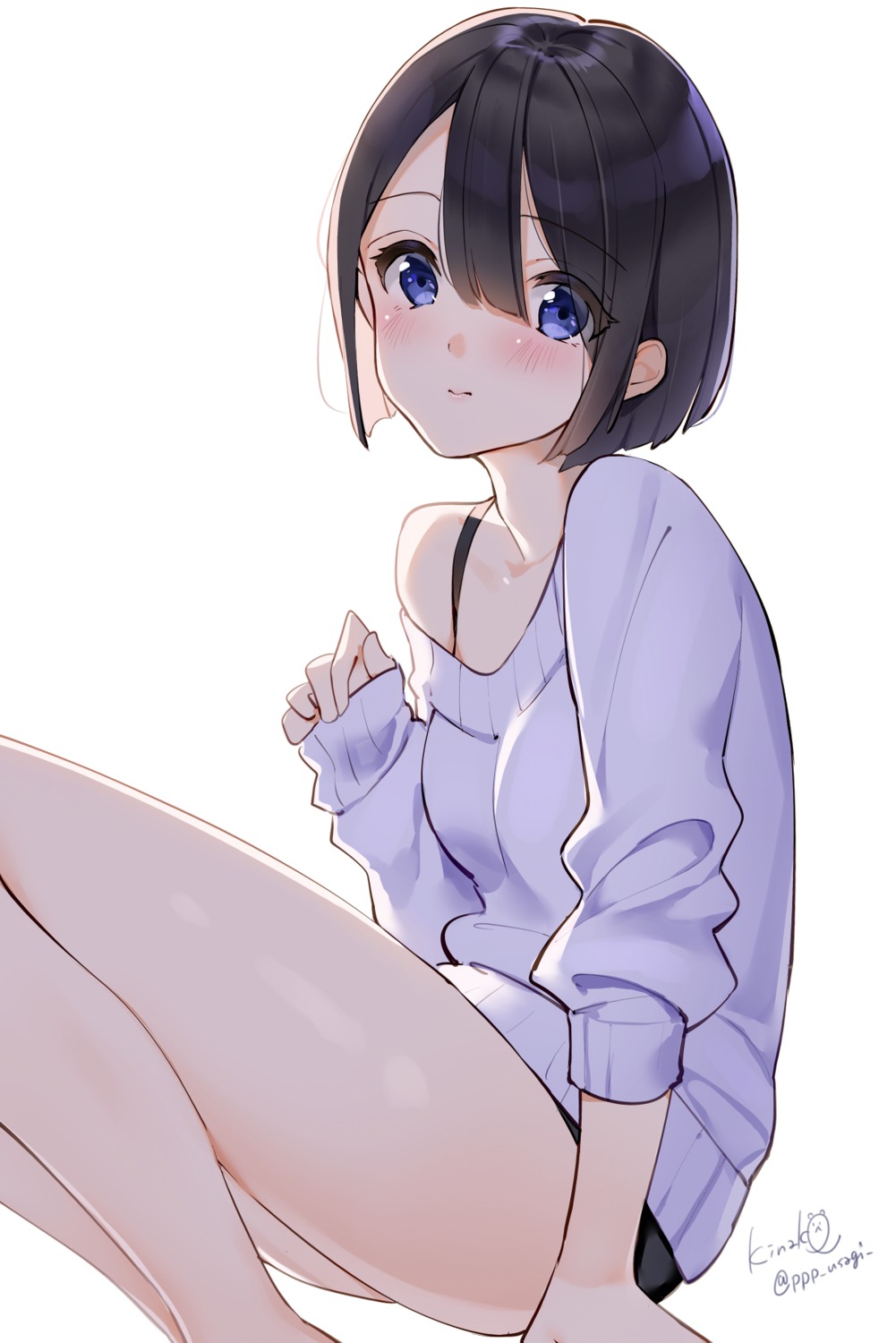 bra kinako_(shiratama_mochi) pantsu sweater