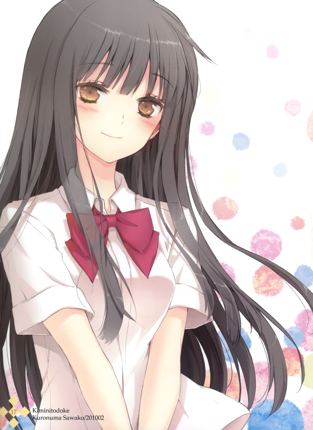 cuteg kimi_ni_todoke kuronuma_sawako seifuku strawberry_pink