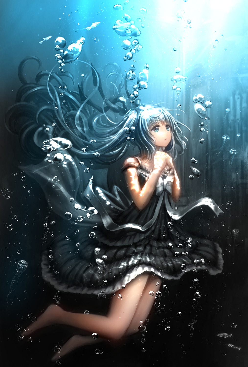 catbell dress hatsune_miku vocaloid