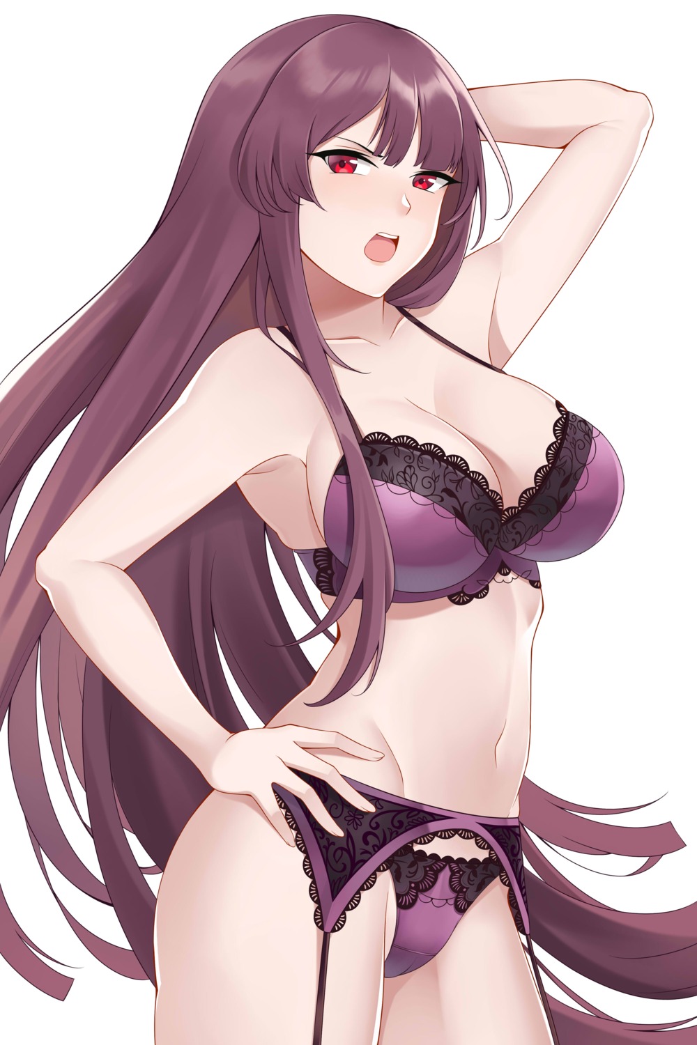 aslindsamure bra garter_belt girls_frontline pantsu wa2000_(girls_frontline)