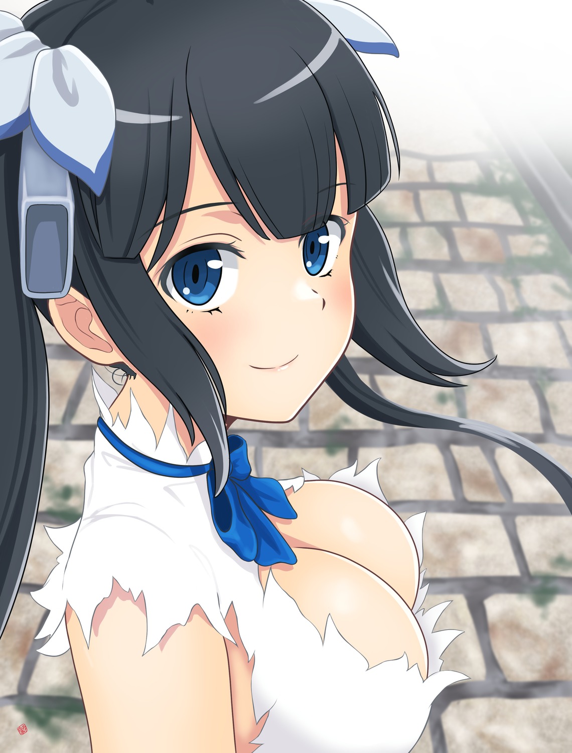 dungeon_ni_deai_wo_motomeru_no_wa_machigatteiru_darou_ka hestia_(danmachi) naosuke no_bra