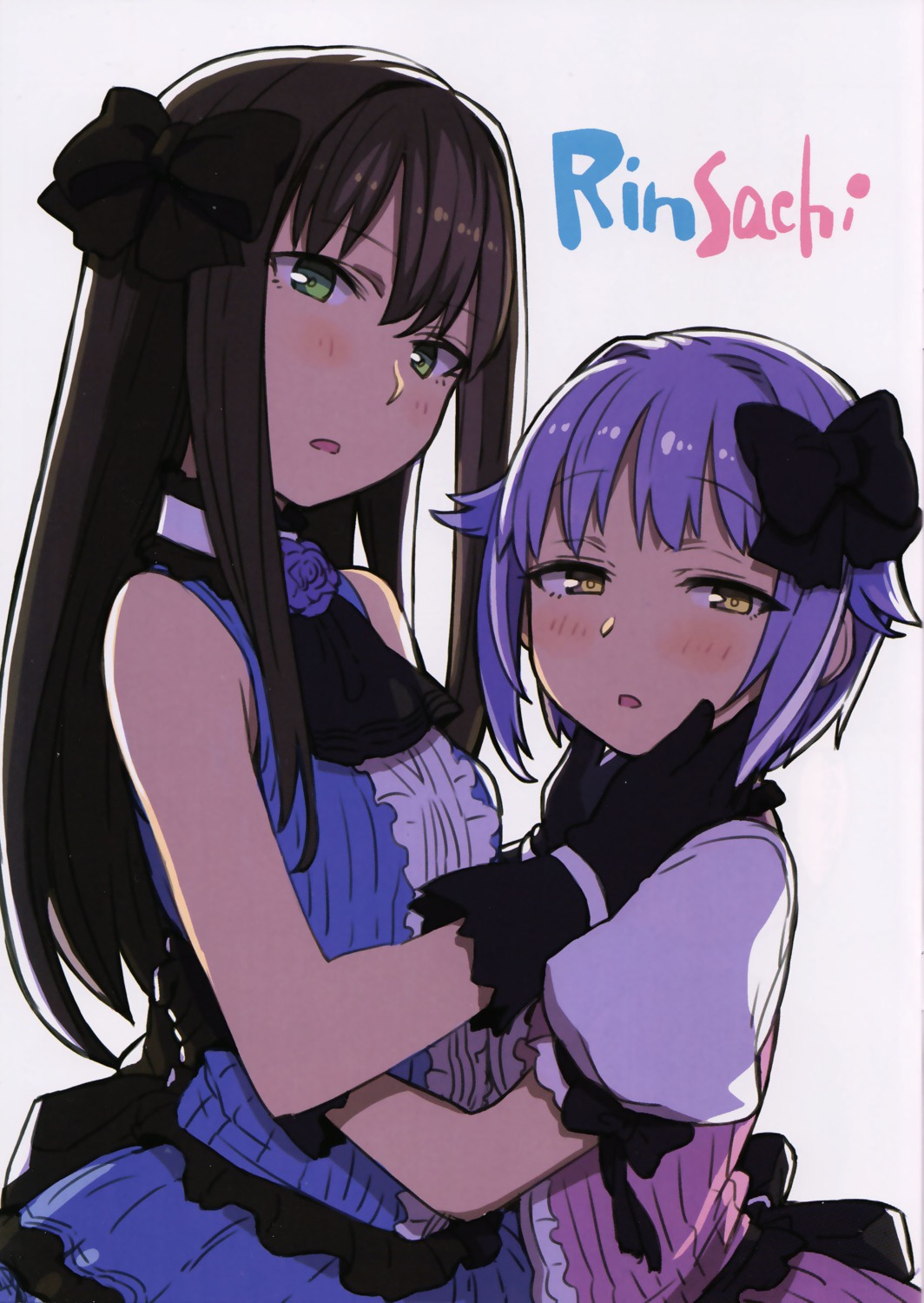 ega2 koshimizu_sachiko shibuya_rin the_idolm@ster the_idolm@ster_cinderella_girls yu_(ega2) yuri