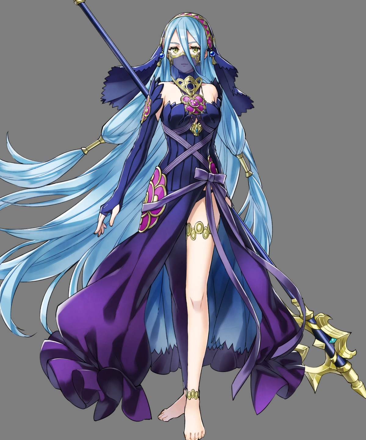 aqua_(fire_emblem) dress duplicate fire_emblem fire_emblem_heroes fire_emblem_if garter kaya8 nintendo see_through thighhighs transparent_png weapon