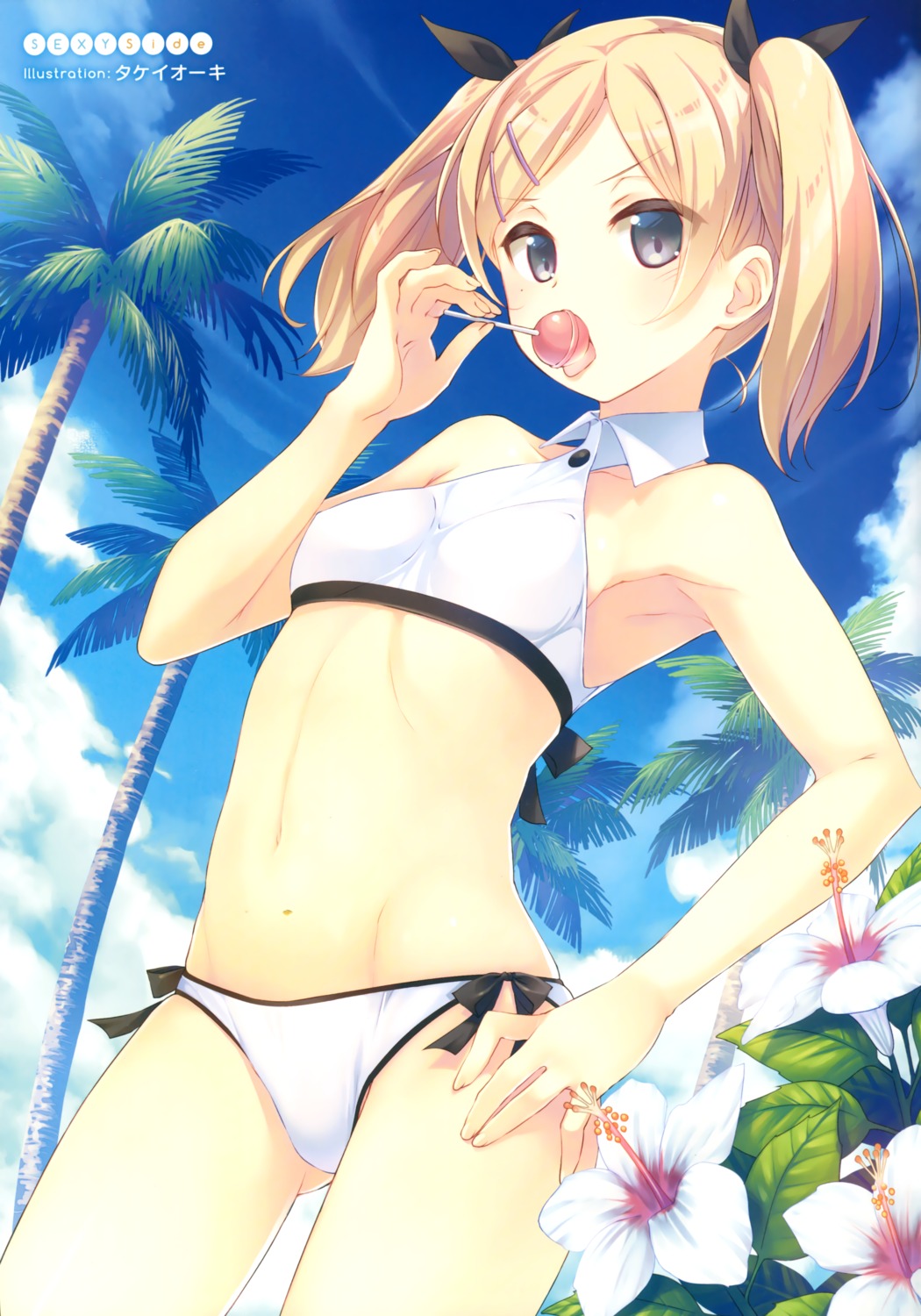 bikini shirobako swimsuits takei_ooki yano_erika