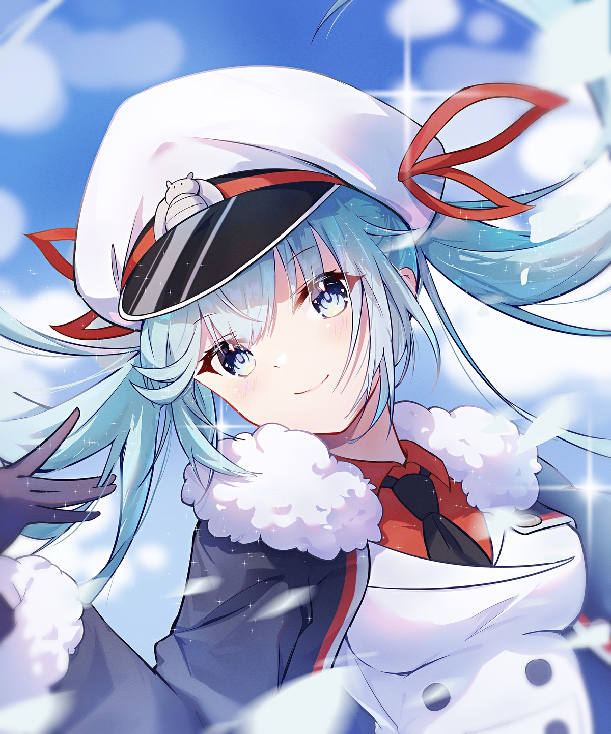 feng1180 hatsune_miku uniform vocaloid yuki_miku