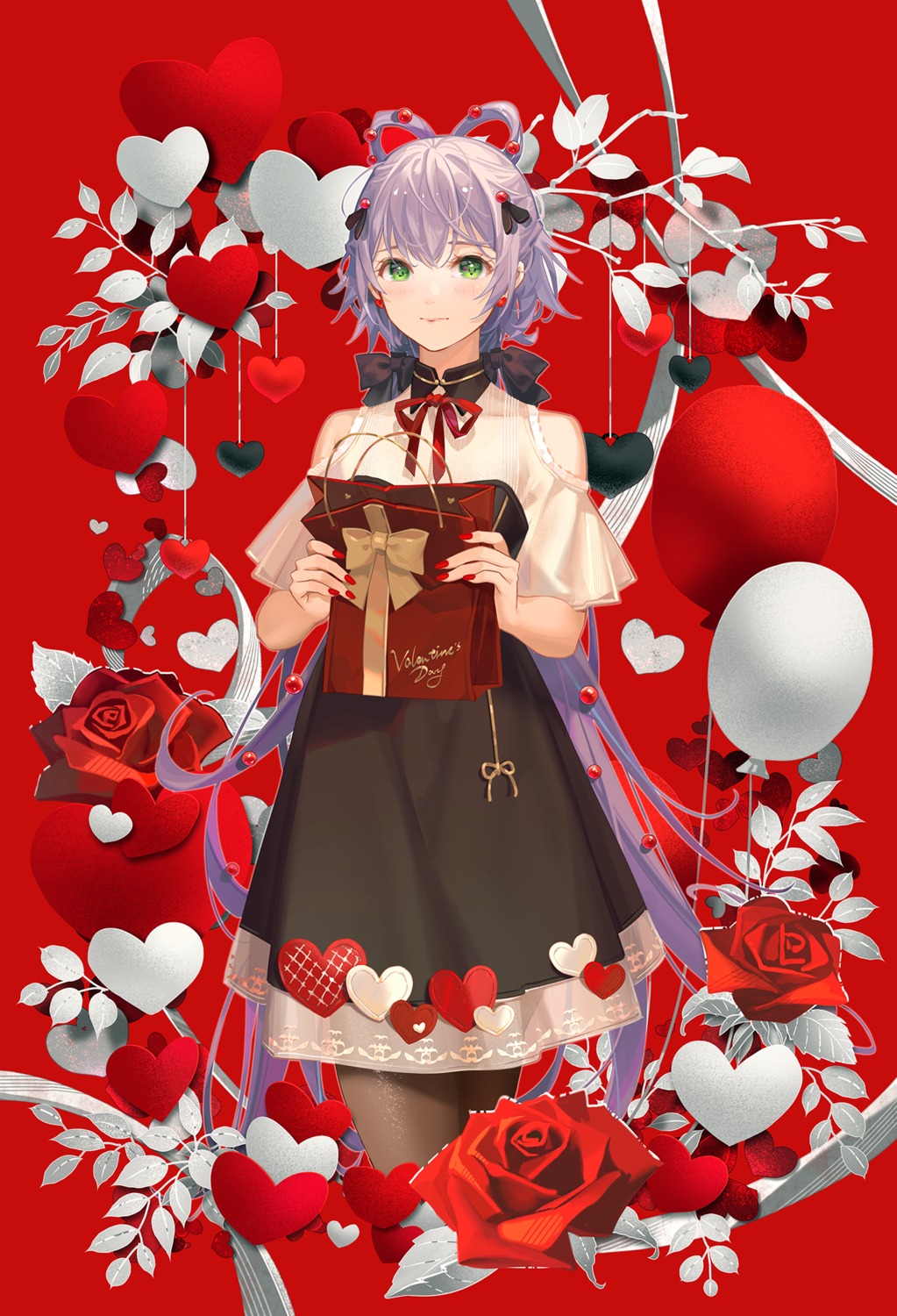 luo_tianyi see_through tidsean valentine vocaloid